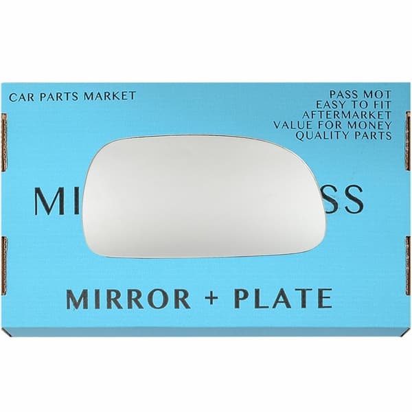 Driver Right Side +Plate Wing Mirror Glass For TOYOTA COROLLA 91-97