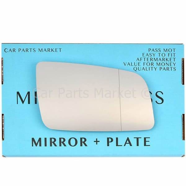 For Vauxhall Astra G 98-04 Right Driver Side Aspheric Wing Mirror Glass +Plate