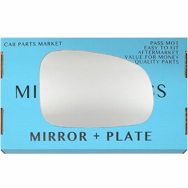 Right Driver Side Wing Door Mirror Glass For Toyota Verso-S 10-13 +Plate