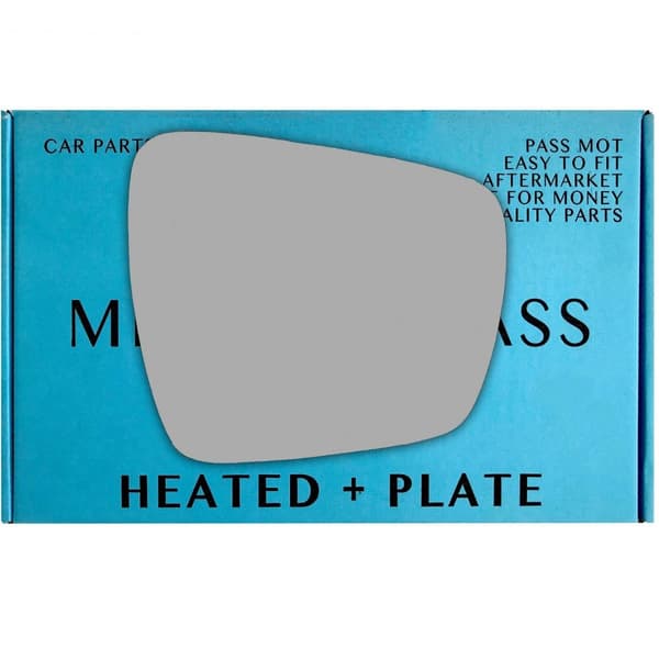 Right Driver Side Wing Mirror Glass For Renault Kadjar 2015-2022 Heated Plate