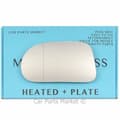 Miniatyrbillede 1 af 2: For Fiat Brava Bravo Marea 95-01 Left Aspheric Electric Wing Mirror Glass +Plate