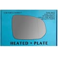 Miniatyrbilde 1 av 2: Right Driver Side Mirror Glass For Volvo XC60 2017-2023 wide Angle Heated Plate