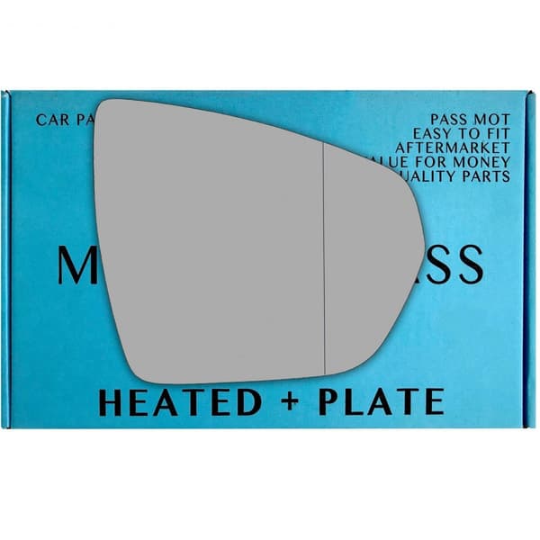 Right Side Wide Angle Mirror Glass Vauxhall Grandland X 2017-2023 Heated Plate
