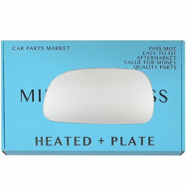 Left Side Wing Door Mirror Glass For Toyota Corolla 91-97 Heated + Plate