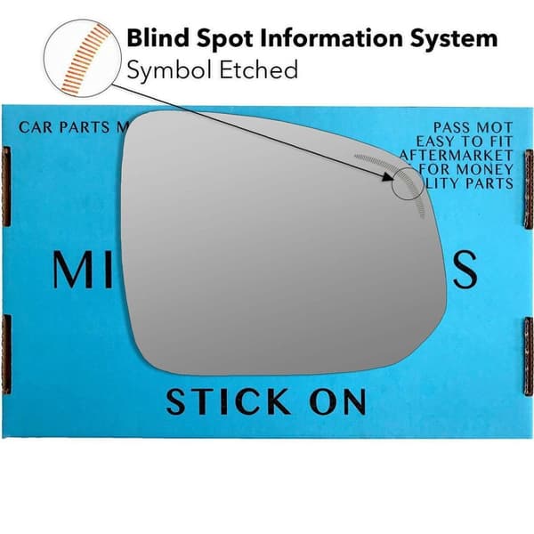 Right Driver Side Convex BLIS BSM Wing Mirror Glass For Volvo XC90 2015-2023