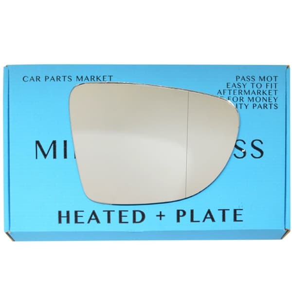 Right Driver Side Wide Angle  Mirror Glass For Nissan Leaf 2018-20 Heated Plate