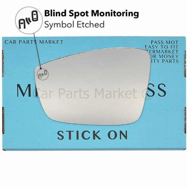 For Seat Mii 2011-2021 Left Passenger Side BSM Wing Mirror Glass