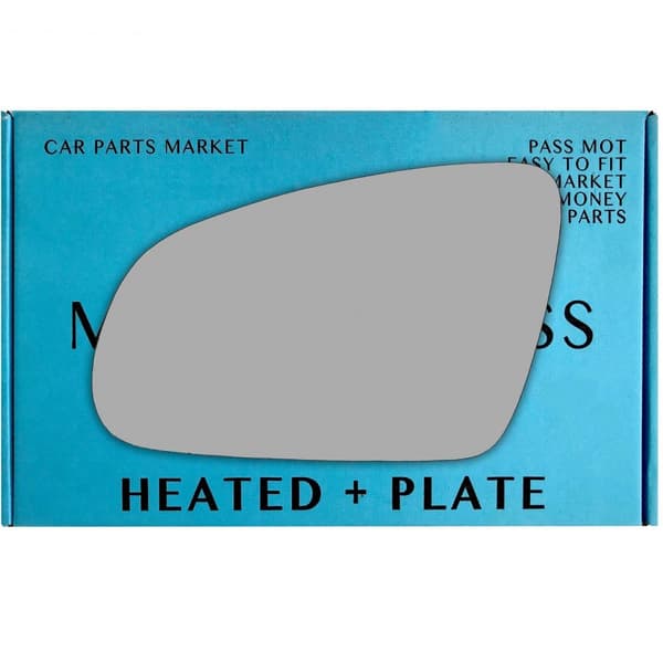 Left Passenger Side Wing Mirror Glass For Hyundai Kona 2017-2023 Heated Plate