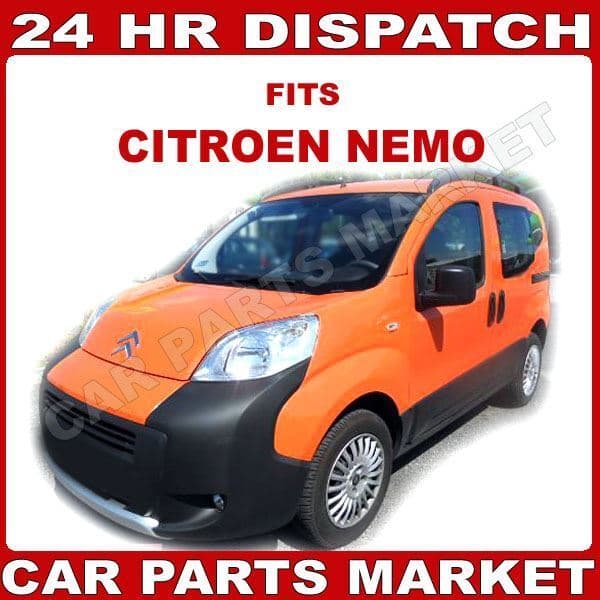 Left Side Wide Angle Wing Mirror Glass For Citroen Nemo 2008-2018 Heated +Plate