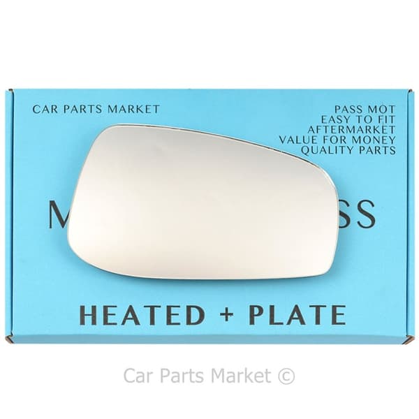 Right Side Convex Wing Mirror Glass For Aston Martin DB9 04-12 Heated + Plate