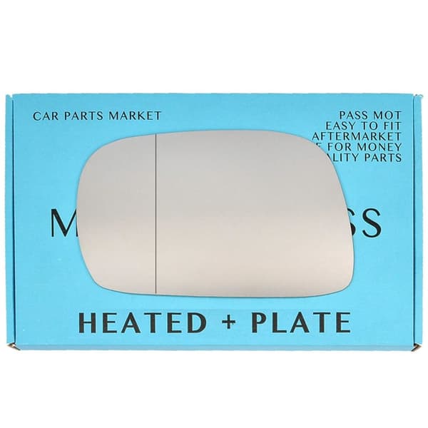 For Suzuki Wagon R 00-07 Left Side Aspheric Electric Wing Mirror Glass +Plate