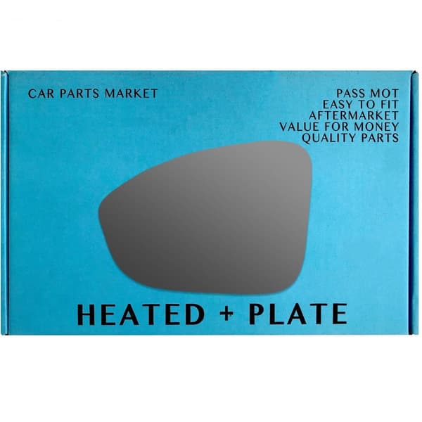 Left Side Wing Mirror Glass For Dacia Sandero Stepway 2020-2023 Heated Plate