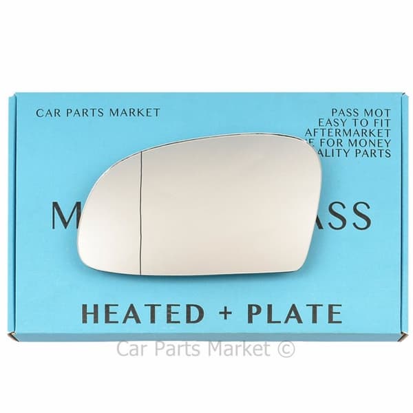 Left Side Wide Angle Wing Door Mirror Glass For Citroen Saxo 96-03 Heated +Plate