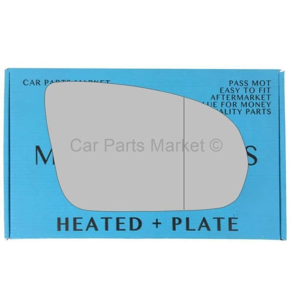 Right Side Wide Angle Mirror Glass Mercedes B-Class W247 2019-2022 Heated Plate