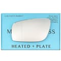 Miniatyrbillede 1 af 2: For Mercedes E-Class W211 06-09 Left Side Aspheric Electric Mirror Glass +Plate