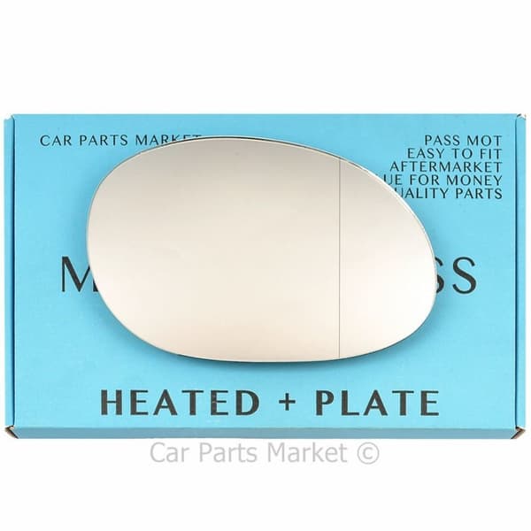 Right Wide Angle Wing Mirror Glass For Chrysler PT Cruiser 2000-10 Heated +Plate