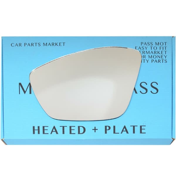 Left Passenger Side Wing Mirror Glass For Citroen C3 mk3 2016-2020 Heated Plate