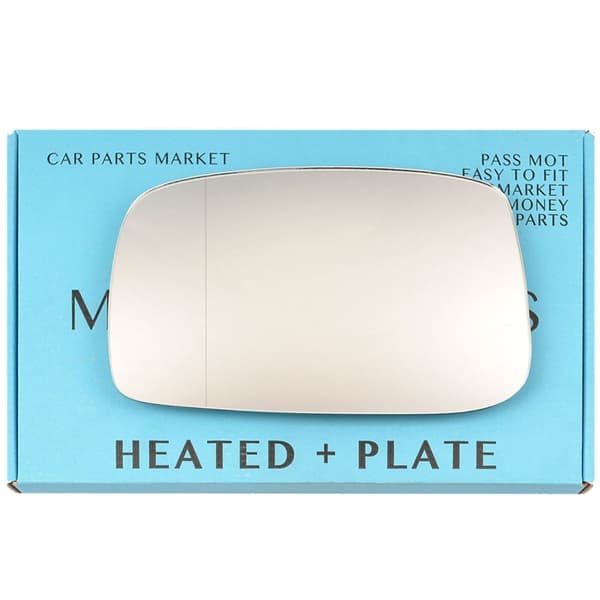 For Citroen C8 02-14 Left Side Aspheric Electric Wing Mirror Glass with Plate
