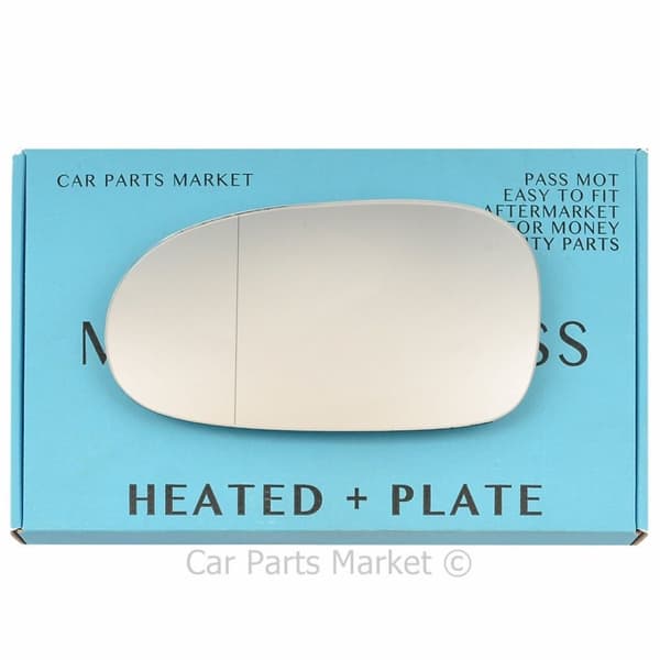Left Wide Angle Wing Mirror Glass Chrysler Sebring Convertible 95-06 heat +Plate