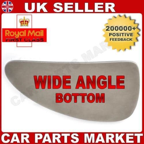 Left Passenger Side Bottom Mirror Glass For Fiat Multipla 1998-10 Blind spot