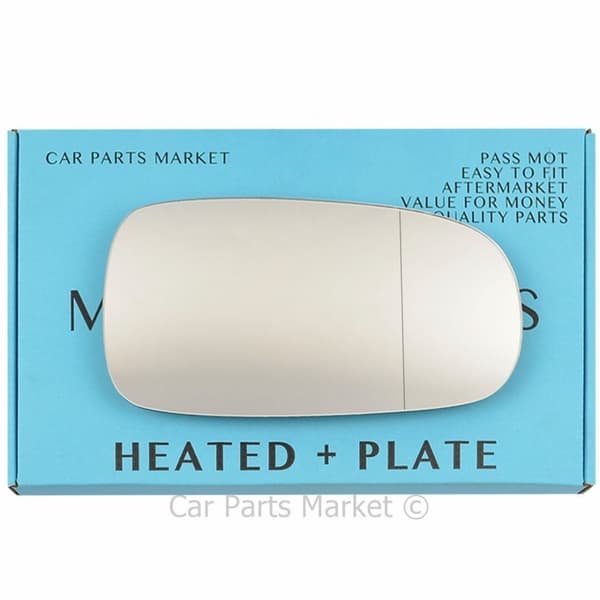 Right Side Wide Angle Wing Mirror Glass For Cadillac BLS 05-09 Heated +Plate