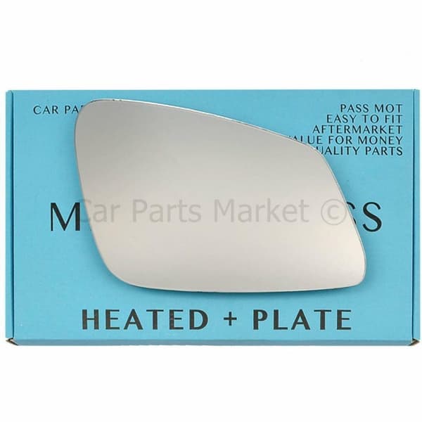 Right Driver Side Wing Mirror Glass For BMW X2 2017-2023 Heated + Plate
