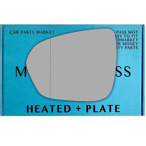 Left Side Wide Angle Wing Mirror Glass For Dacia Duster 2018-2023 Heated Plate
