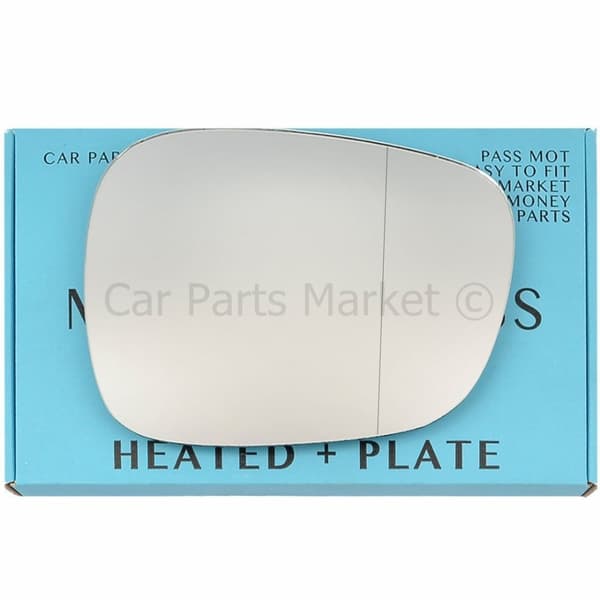 For BMW X1 2009-2012 Right Driver Side Aspheric Electric Mirror Glass +Plate