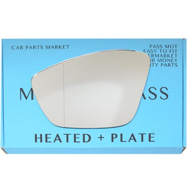 Left  Side Wide Angle  Mirror Glass For Citroen C3 2020-2023 Heated Plate