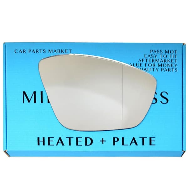 Right  Side Wide Angle Mirror Glass For Citroen C3 2020-2022 Heated Plate