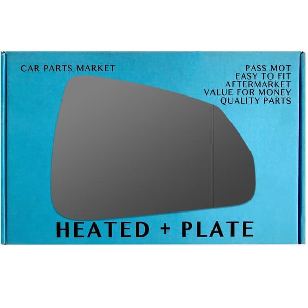 For BMW iX1 22-23 Right Aspheric Electric Mirror Glass +Plate