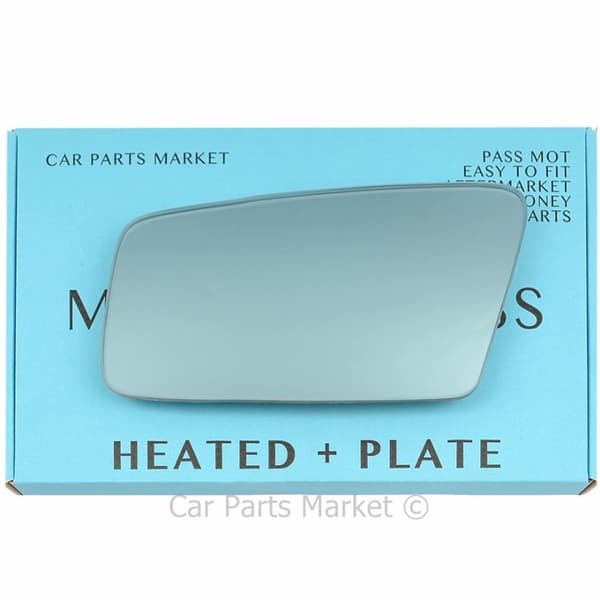 Left Side blue Wing Door Mirror Glass For Audi 100 200 1982-1991 Heated Plate