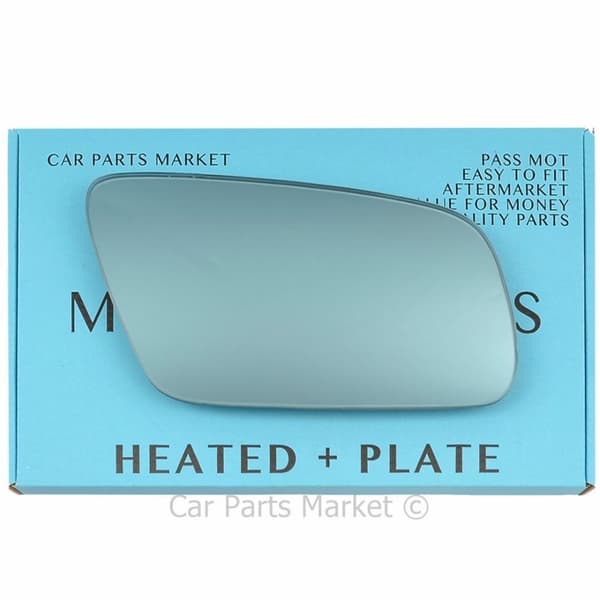 Right Side blue Wing Door Mirror Glass For Audi A8 1999-2002 Heated Plate
