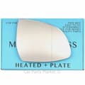 Miniatyrbillede 1 af 2: Right Driver Side wide Angle Mirror Glass For BMW X3 2017-2023 Heated + Plate