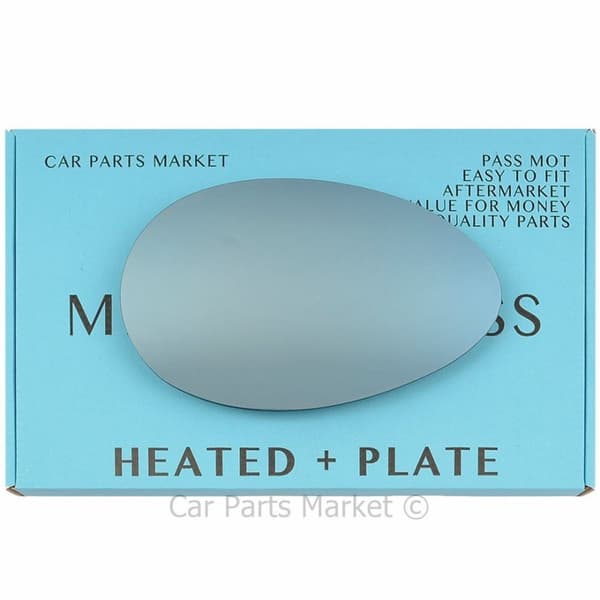 Right Side blue Wing Door Mirror Glass For Alfa Romeo 156 Heated +Plate