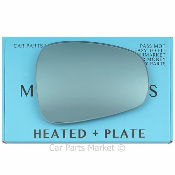 Right Side blue Wing Mirror Glass For Alfa Romeo Mito 08-18 Heated +Plate