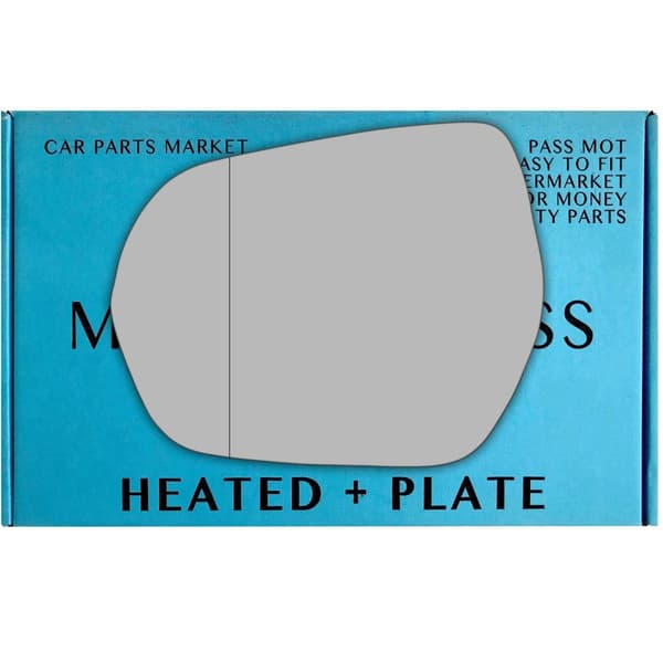 Left Passenger Side Wide Angle Mirror Glass Ford Puma SUV 2019-2023 Heated Plate