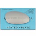 Miniatyrbillede 1 af 2: Right Wide Angle Wing Mirror Glass For BMW 3 Series 05-08 Heated +Plate
