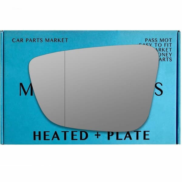 Left Side Wide Angle Wing Mirror Glass For BMW 6 Series GT 2017-20 Heated Plate
