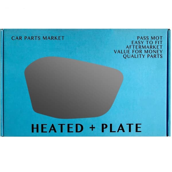 Right Driver Side Mirror Glass For DS DS4 2021-2023 Heated Plate