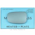 Miniatyrbilde 1 av 2: Right Side Flat blue Wing Mirror Glass For Peugeot 306 1993-2002 Heated + Plate