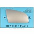Miniatyrbillede 1 af 2: For Audi A3 03-08 Right Driver Aspheric Electric Wing Mirror Glass with Plate