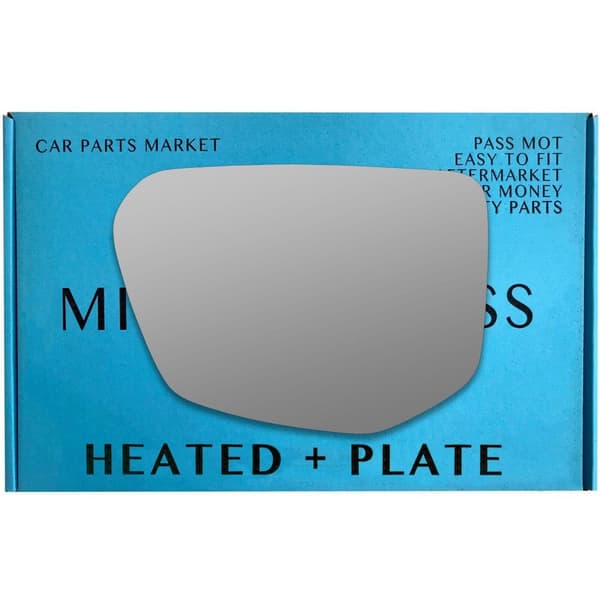 Left Passenger Side Wing Mirror Glass For Honda Civic 2017-21  Heated Plate