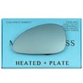 Miniatyrbilde 1 av 2: Left Side blue Flat Wing Mirror Glass For Citroen C4 2004-2009 Heated + Plate