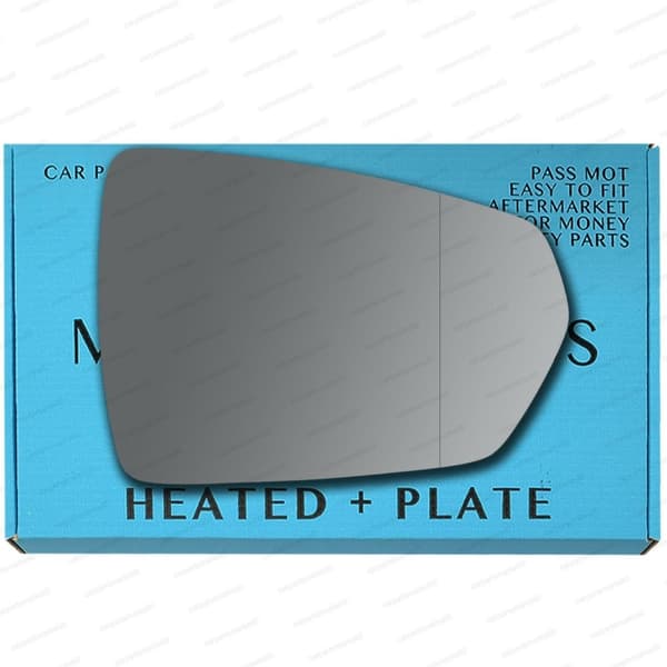 Right Driver Side Wide Angle Mirror Glass For Audi A1 2018-2023 Heated Plate