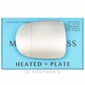 Miniatyrbillede 1 af 2: For Renault Clio mk3 09-12 Left Side Aspheric Electric Mirror Glass with Plate