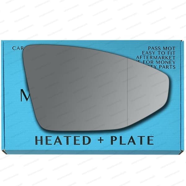 Right Driver Side Wide Angle Mirror Glass For Audi A8 2017-2023 Heated Plate