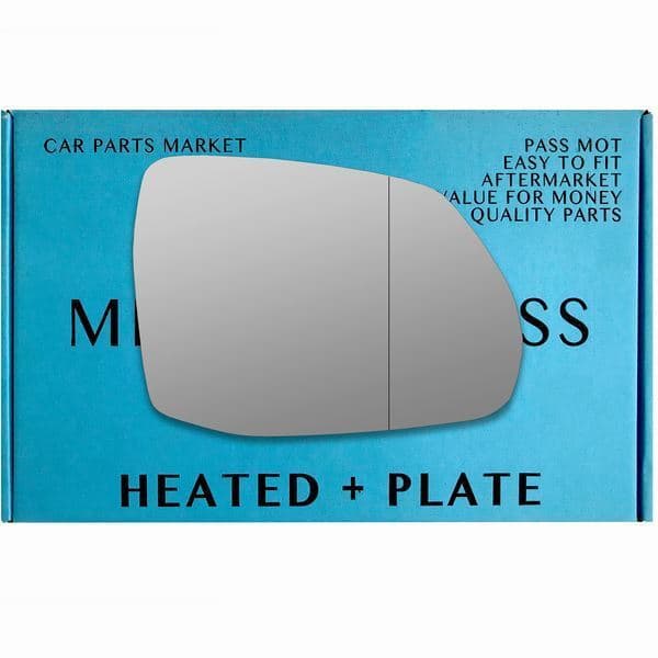 Right Driver Side Wide Angle Wing Mirror Glass For Audi Q7 2015-22 Heated Plate