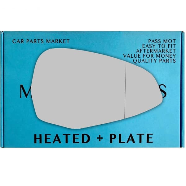 Right Driver Side Wide Angle Mirror Glass For Audi A4 2015-2023 Heated Plate
