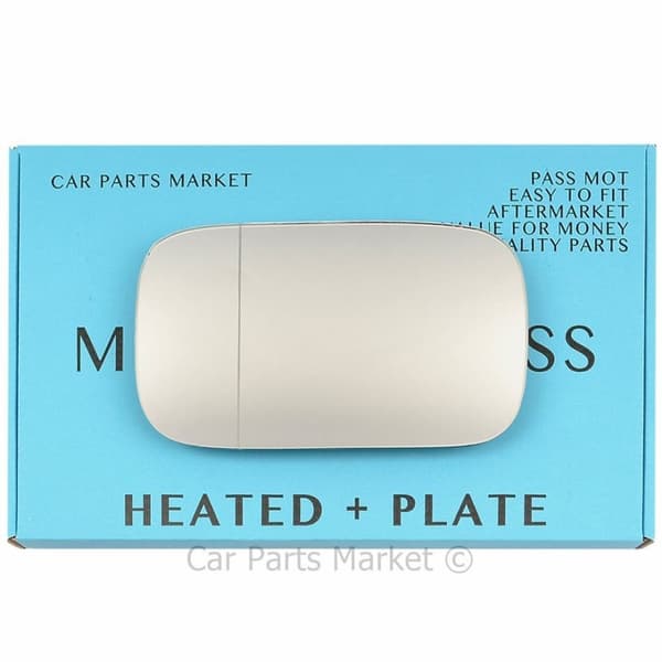 Left Side Wide Angle Wing Mirror Glass For Alfa Romeo 33 1990-1994 Heated +Plate